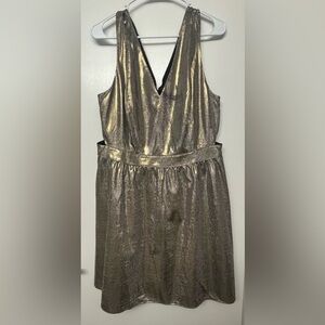 Forever 21 Metallic Gold Dress
